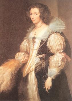 Anthony Van Dyck : Portrat der Marie Louise de Tassis